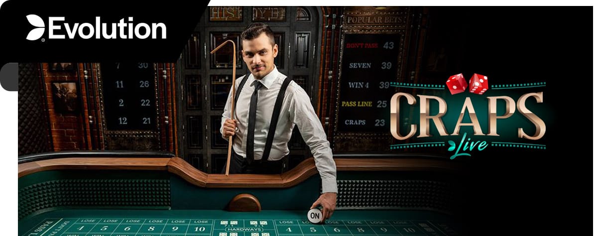 Craps live evolution gaming