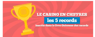 le casino en chiffres les 5 records inscrits dans le livre Guinness des records