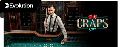 craps live jeu evolution gaming