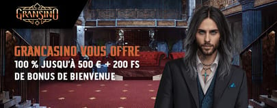 Bonus de bienvenue Gransino Casino