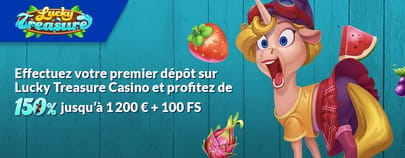 Bonus de bienvenue Lucky Treasure Casino