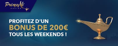 Un bonus exclusif de 200 € chaque week-end