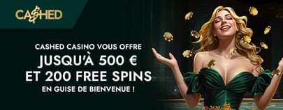 Bonus de bienvenue Cashed Casino