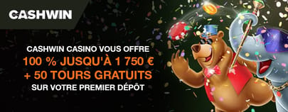 bonus de bienvenue de Cashwin