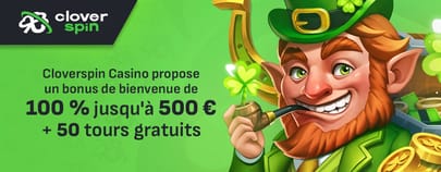 Bonus de bienvenue Cloverspin Casino