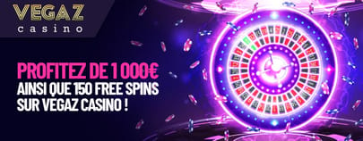 Bonus de bienvenue Vegaz Casino