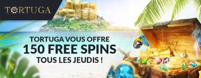 Tortuga casino promo de 150 free spin du jeudi