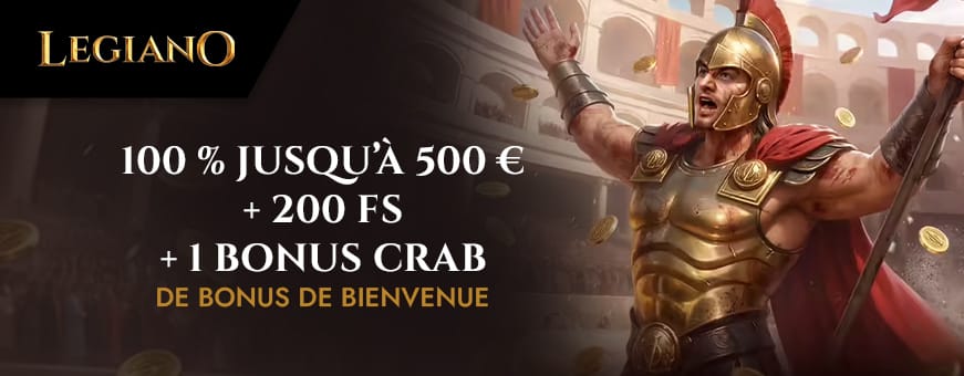 L offre de bienvenue legiano casino