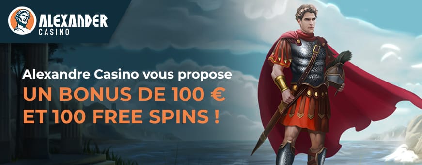 Le bonus de bienvenue alexander casino