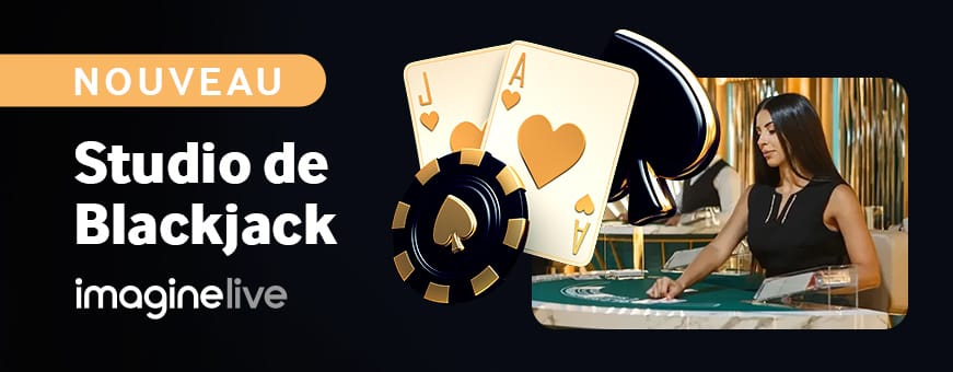 Le nouveau studio de blackjack de imagine live