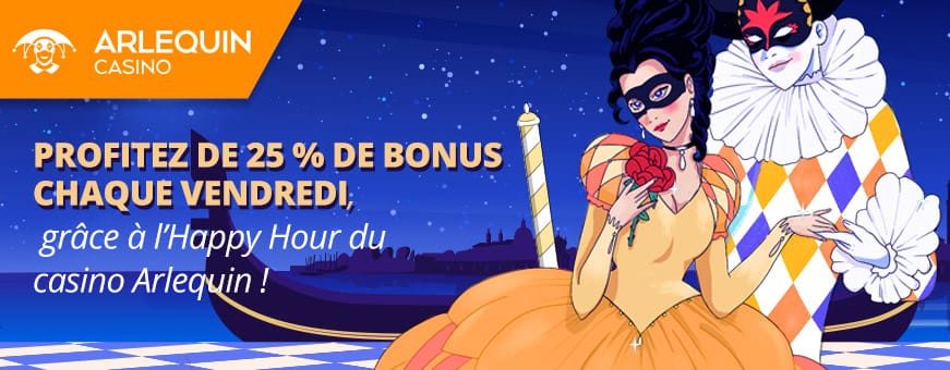 Une offre happy hour arlequin casino