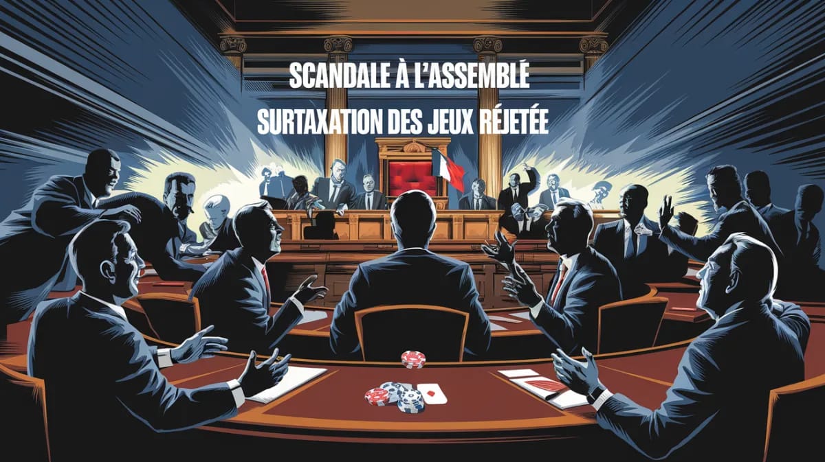 Scandale a assemblee la taxation des jeux rejetee