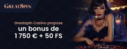 Bonus de bienvenue GreatSpin Casino