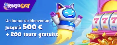 Bonus de bienvenue Robocat Casino