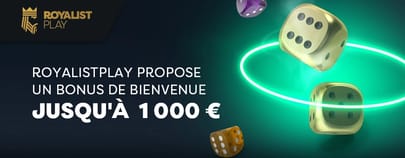 Bonus de bienvenue Royalistplay Casino